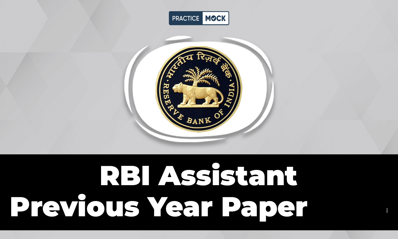RBI Assistant Previous Year Paper