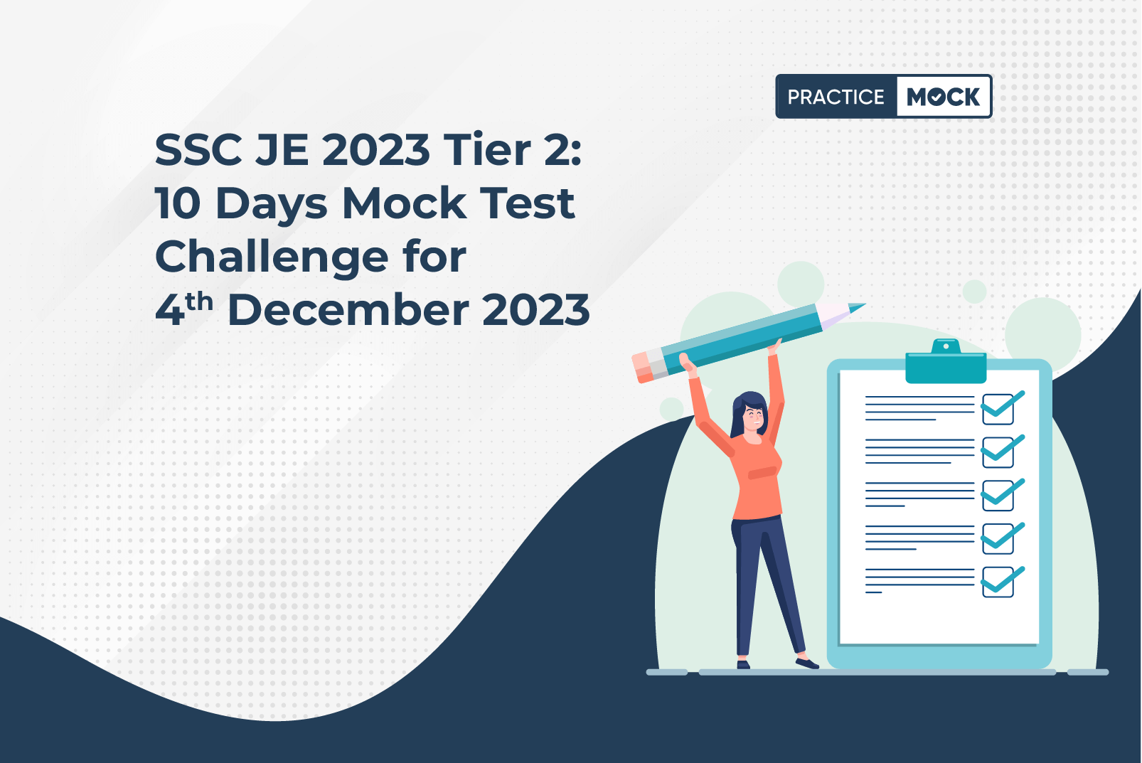 SSC JE 2023 Tier 2: 10 Days Mock Test Challenge for 4th December 2023 Study Plan