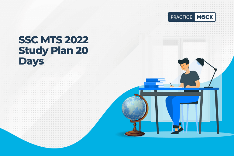 SSC MTS 2022 Study Plan 20 Days