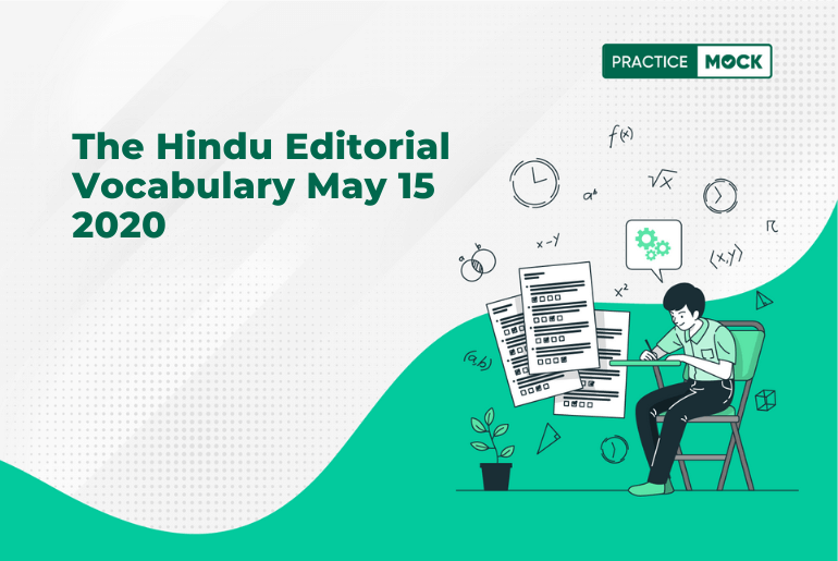 The Hindu Editorial Vocabulary May 15 2020