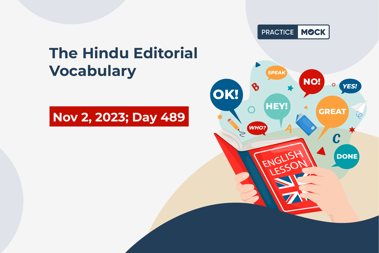 The Hindu Editorial Vocabulary– November 2, 2023; Day 489 (1)