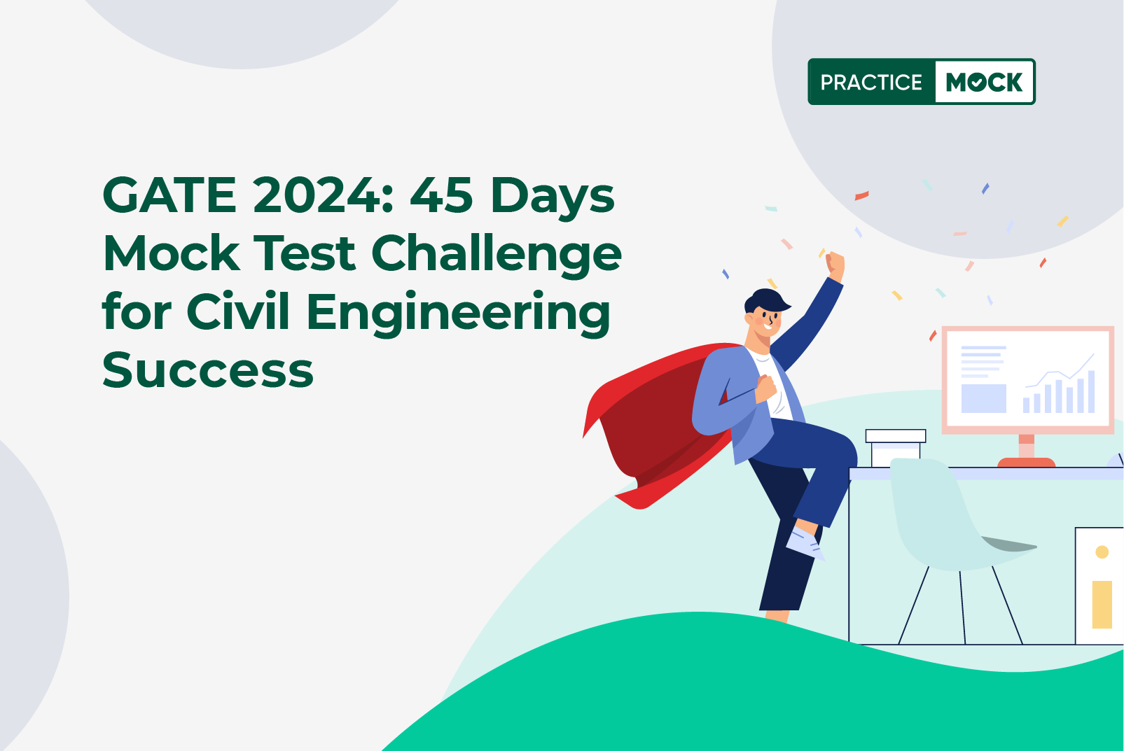 GATE Civil Engineering 2024: 45 Days Mock Test Challenge for Ultimate Success + 6 Success Tips