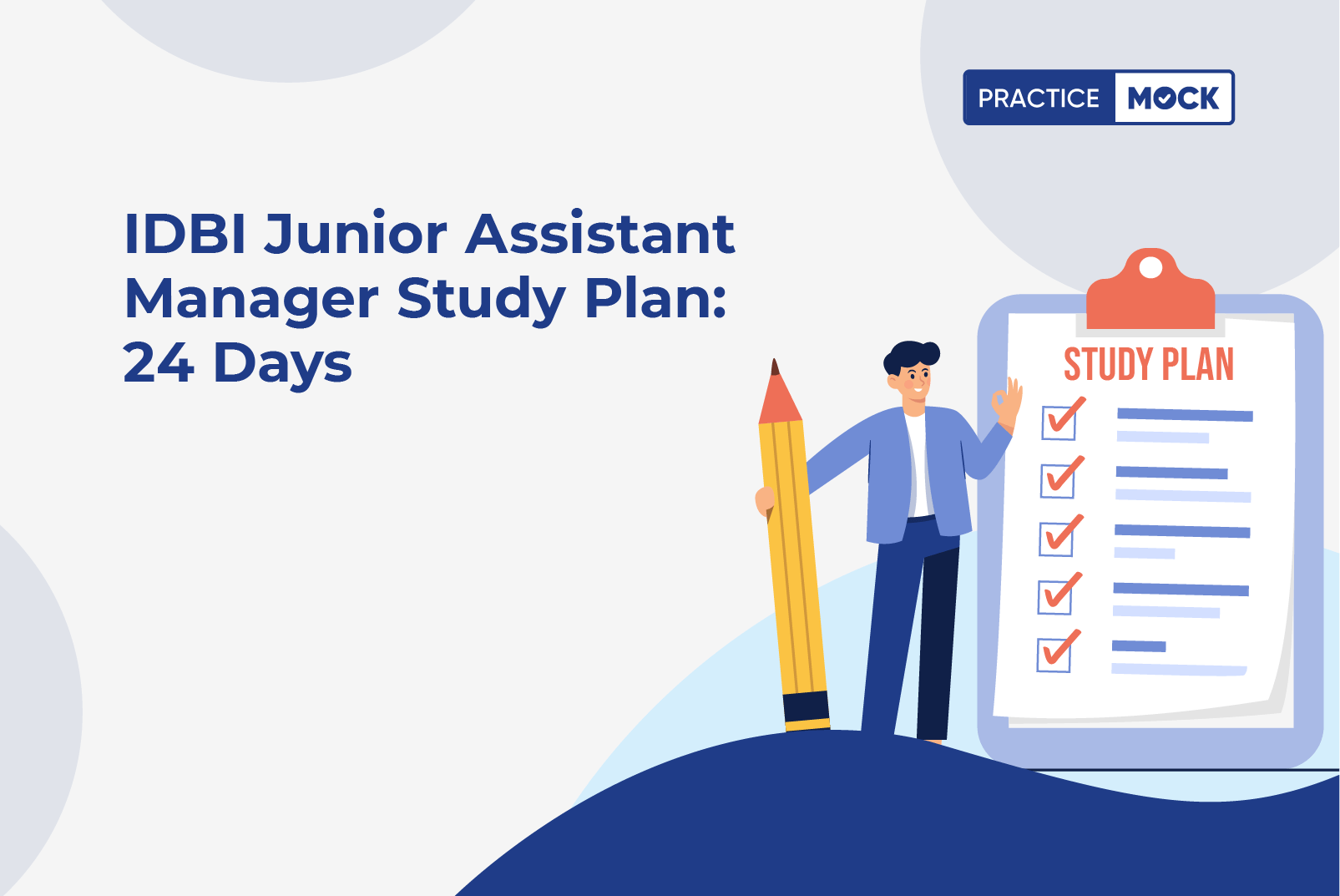 IDBI Junior Assistant Manager Study Plan 24 Days