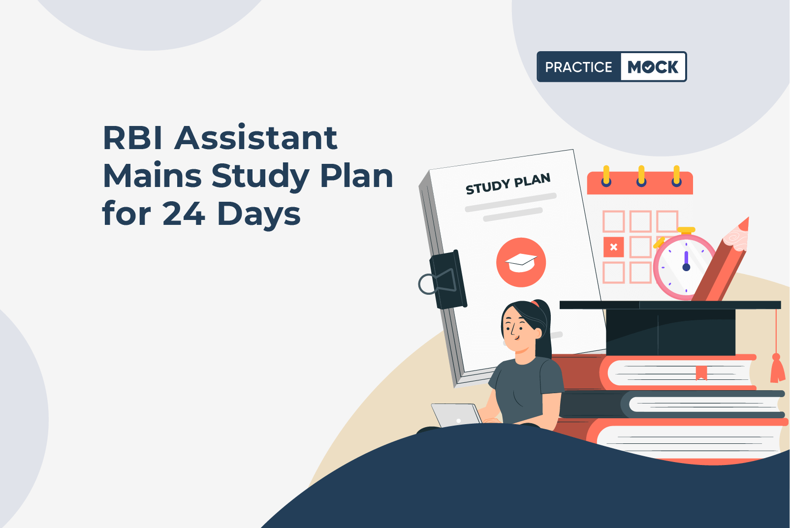 RBI Assistant Mains Study Plan for 24 Days