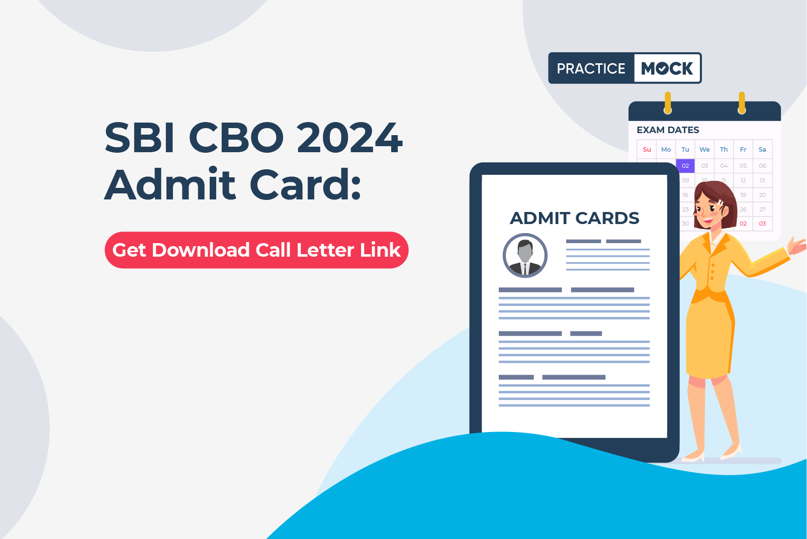 SBI CBO Admit Card 2024 Get Download Call Letter Link