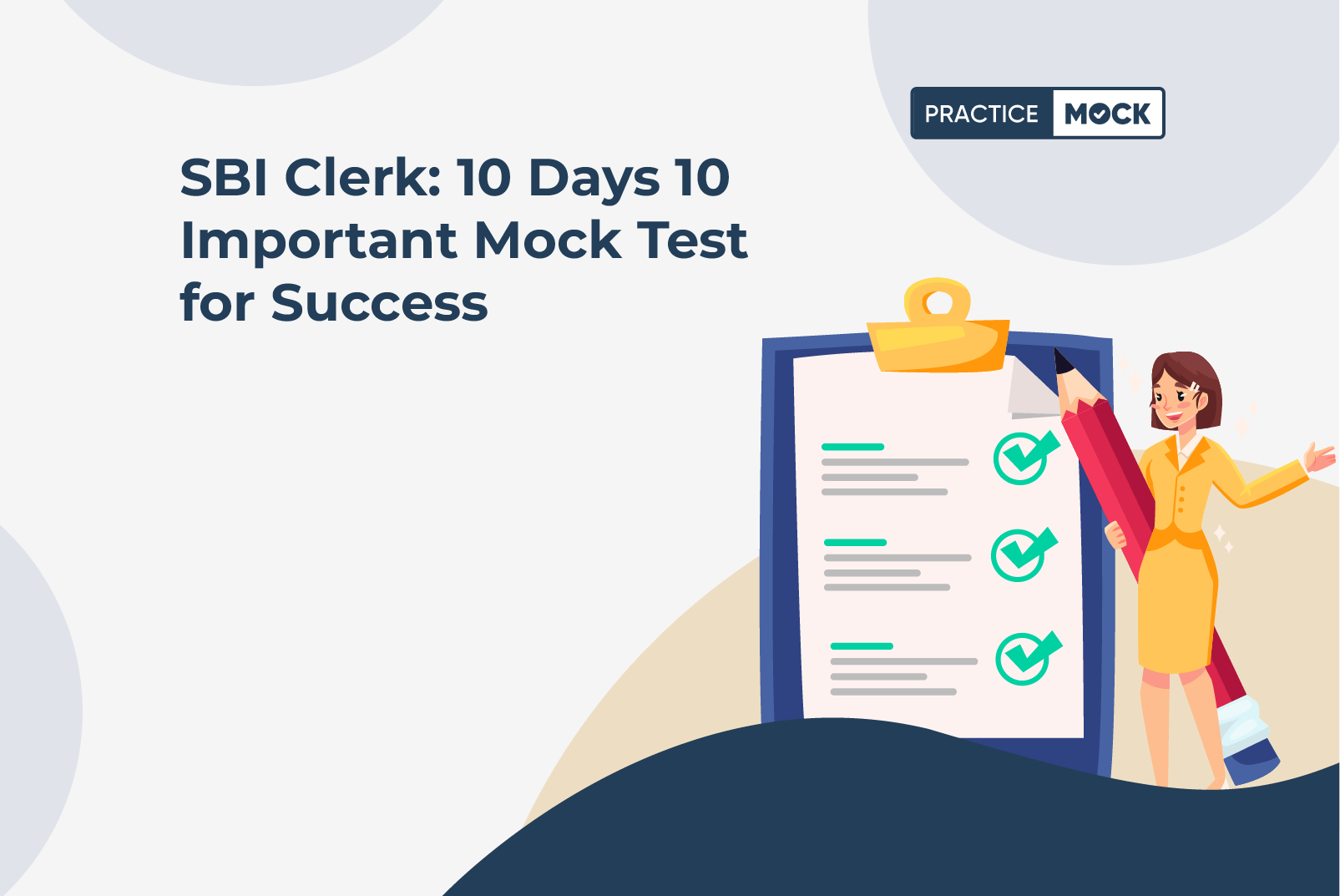 SBI Clerk 10 Days 10 Important Mock Test for Success