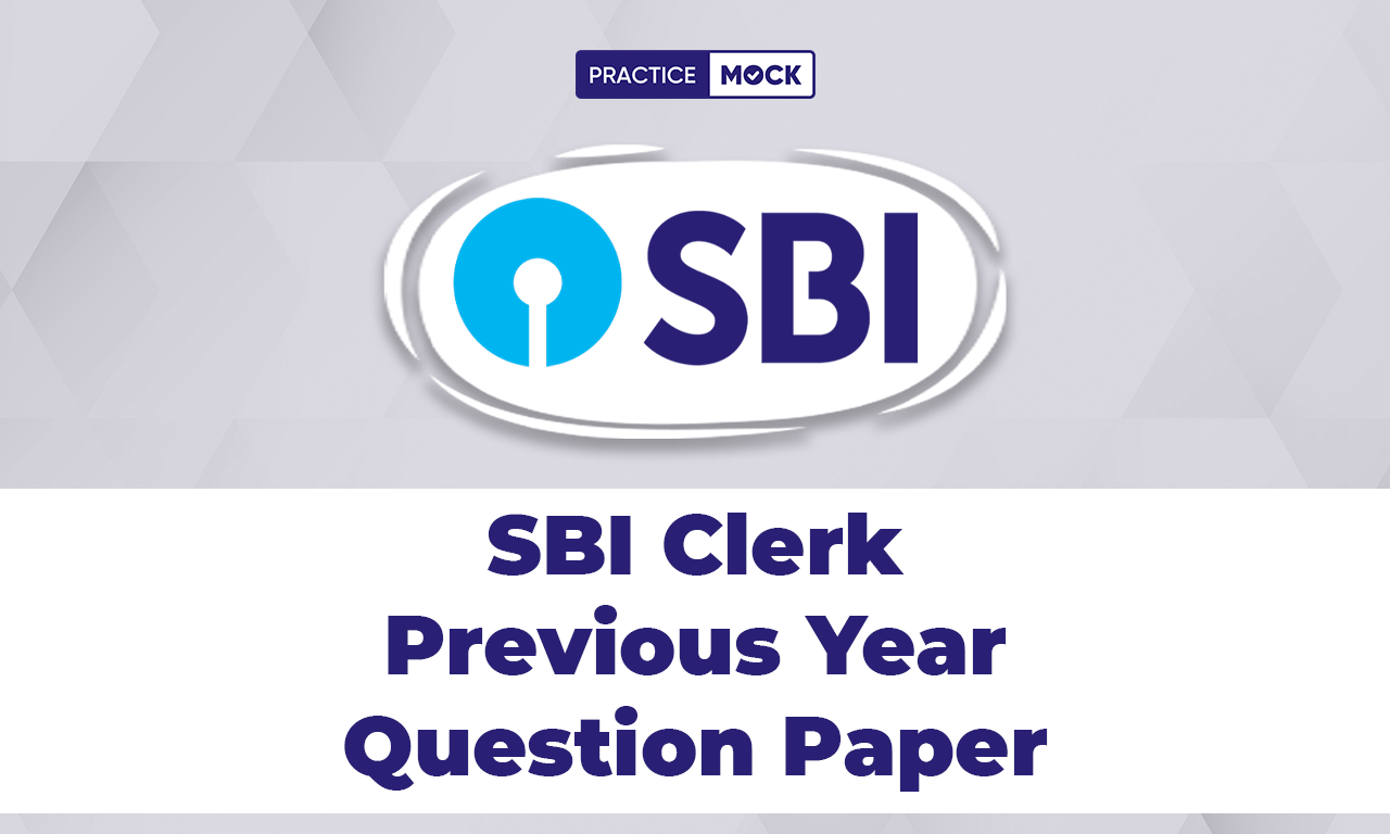 SBI Clerk Previous Year Questions Paper