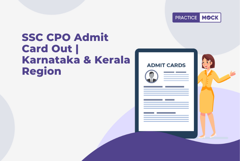 SSC CPO Admit Card Out Karnataka & Kerala Region