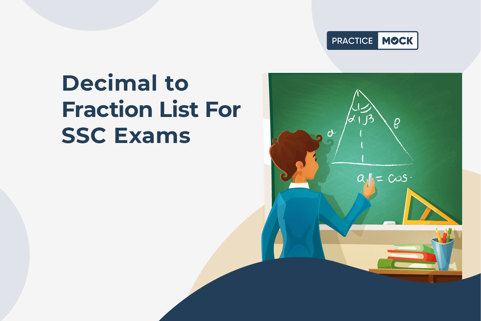 Decimal to Fraction List- For SSC Exams