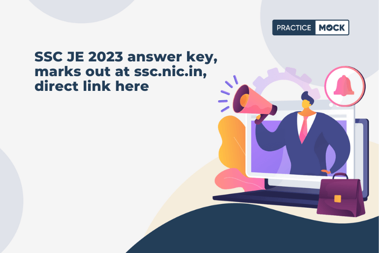 SSC JE 2023 answer key, marks out at ssc.nic.in, direct link here