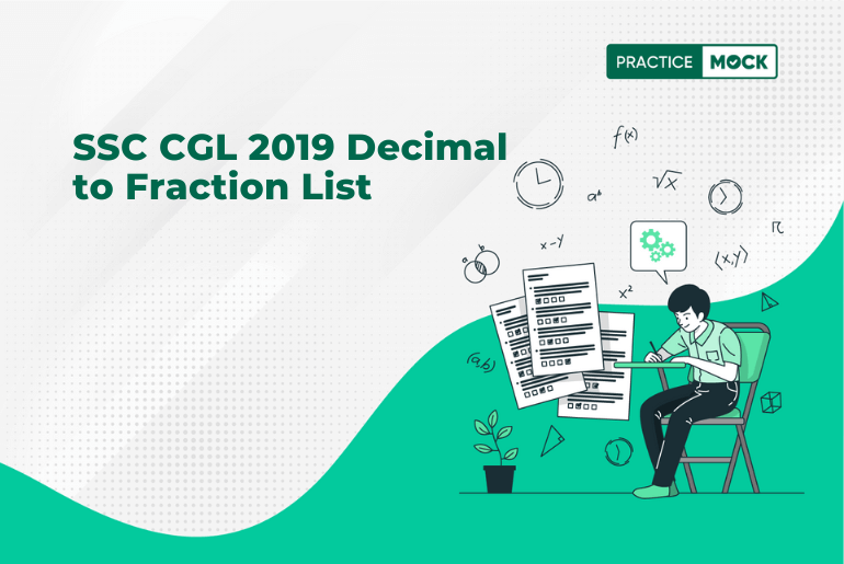 SSC CGL 2019 Decimal to Fraction List
