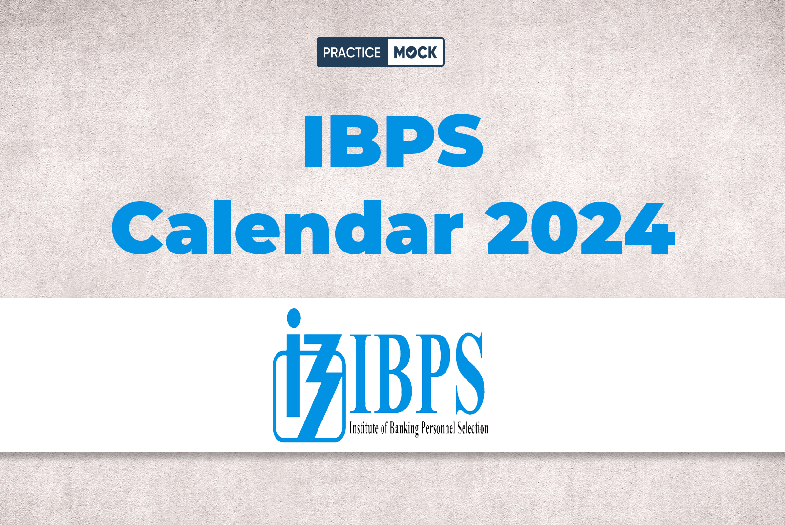IBPS Calendar 2024