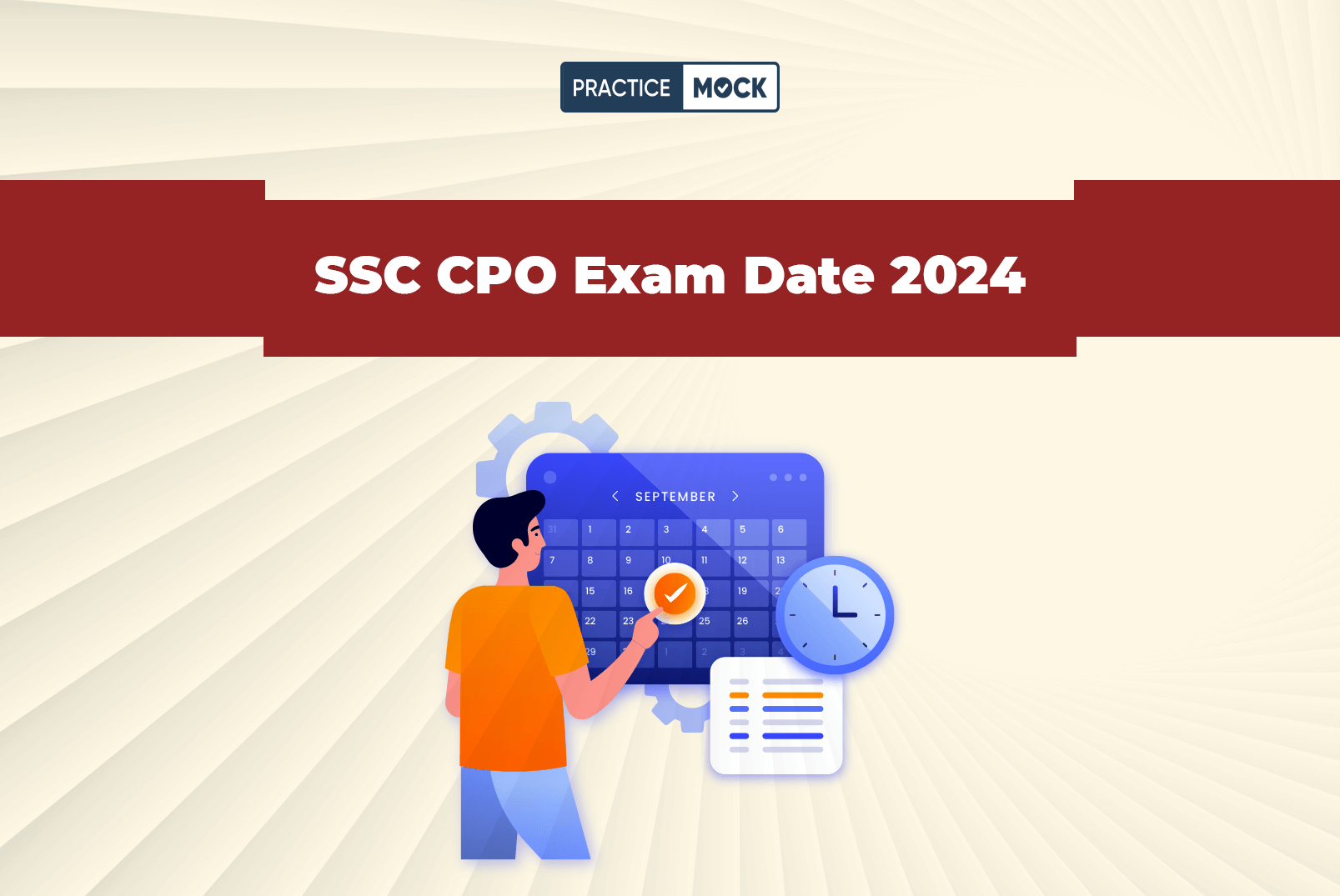 SSC CPO Exam Date 2024