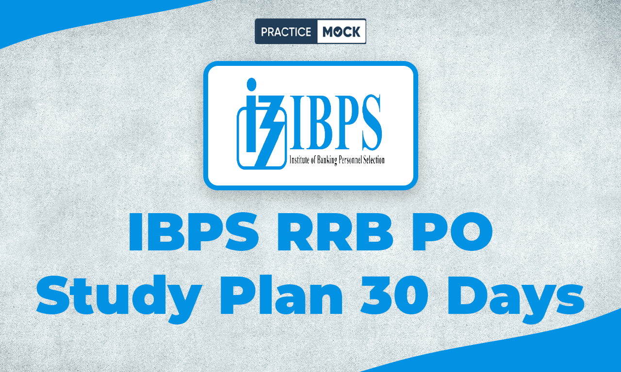 IBPS RRB PO Study Plan 30 day