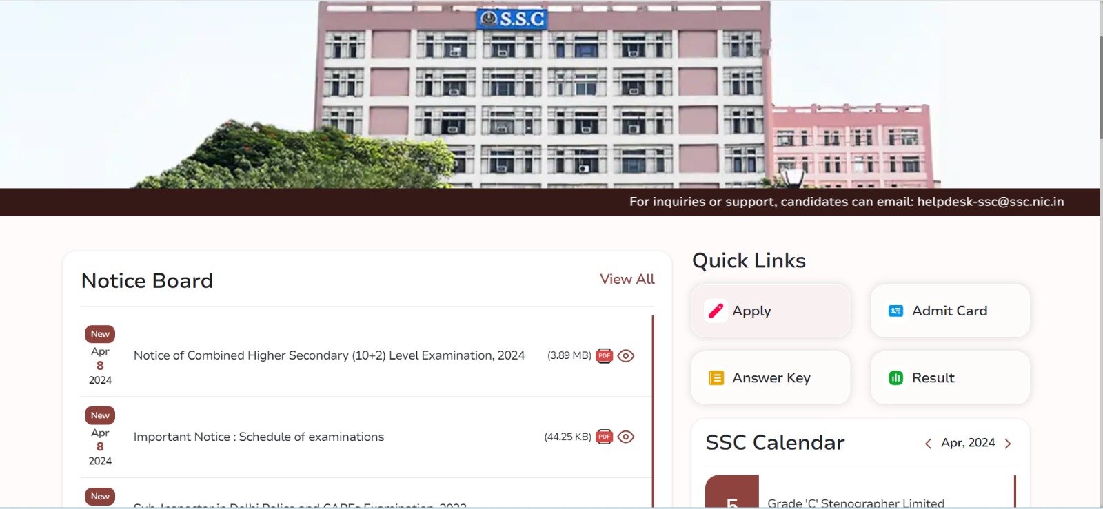 SSC CHSL Apply Online Step 1