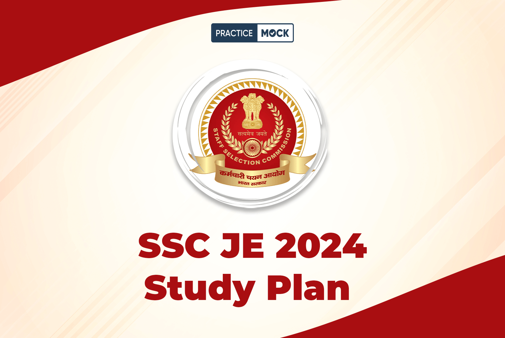 SSC JE 2024 Study Plan