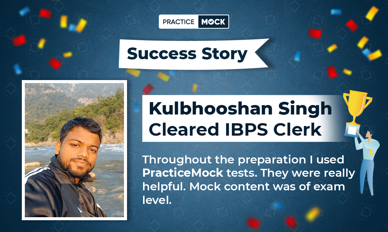 Success Story of Kulbhooshan Singh Cleared IBPS Clerk