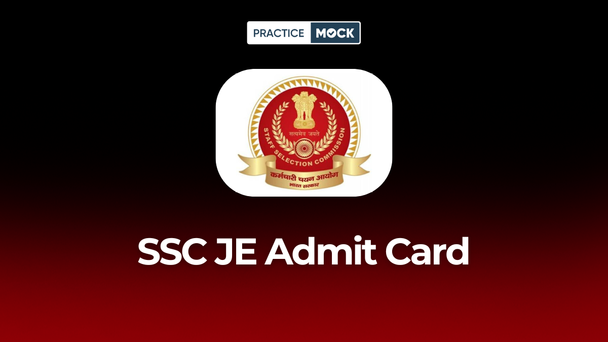 SSC JE Admit Card 2025 Out, Get Direct Download Link