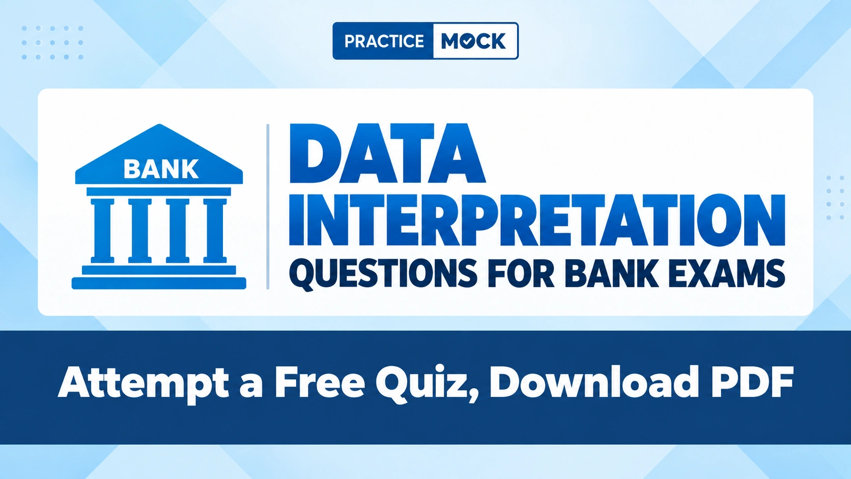 data interpretation questions for bank exams
