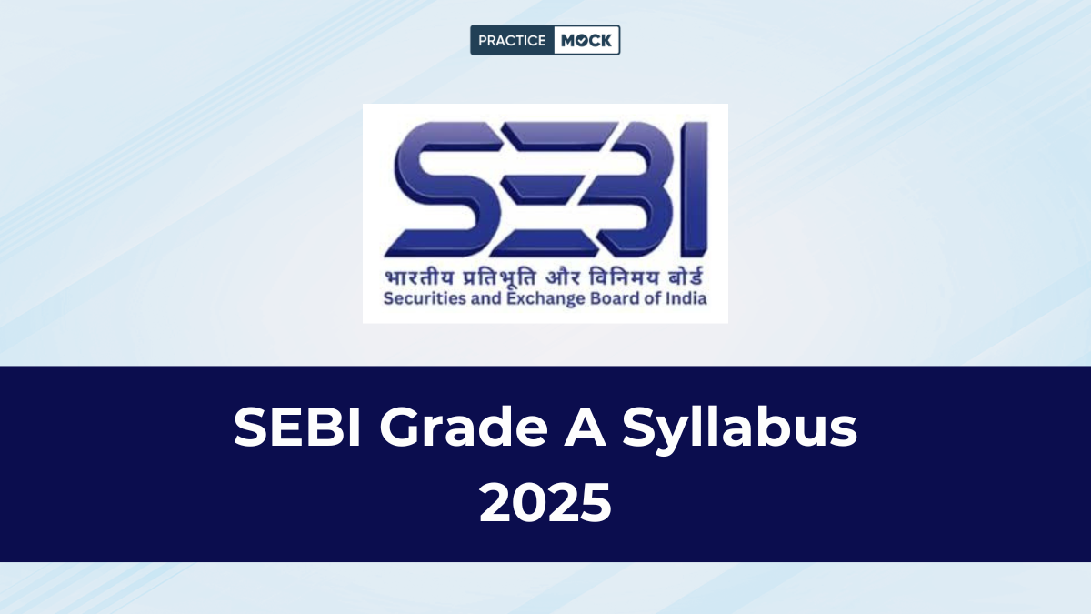 SEBI Grade A Syllabus 2025