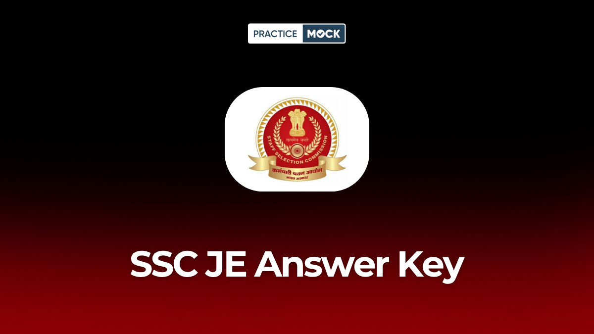 SSC JE Tier 2 Answer Key 2026 Released Check Paper 2 Response Sheet Now