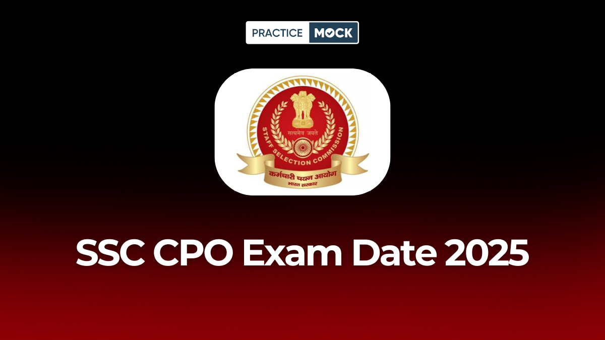 SSC CPO exam date 2025