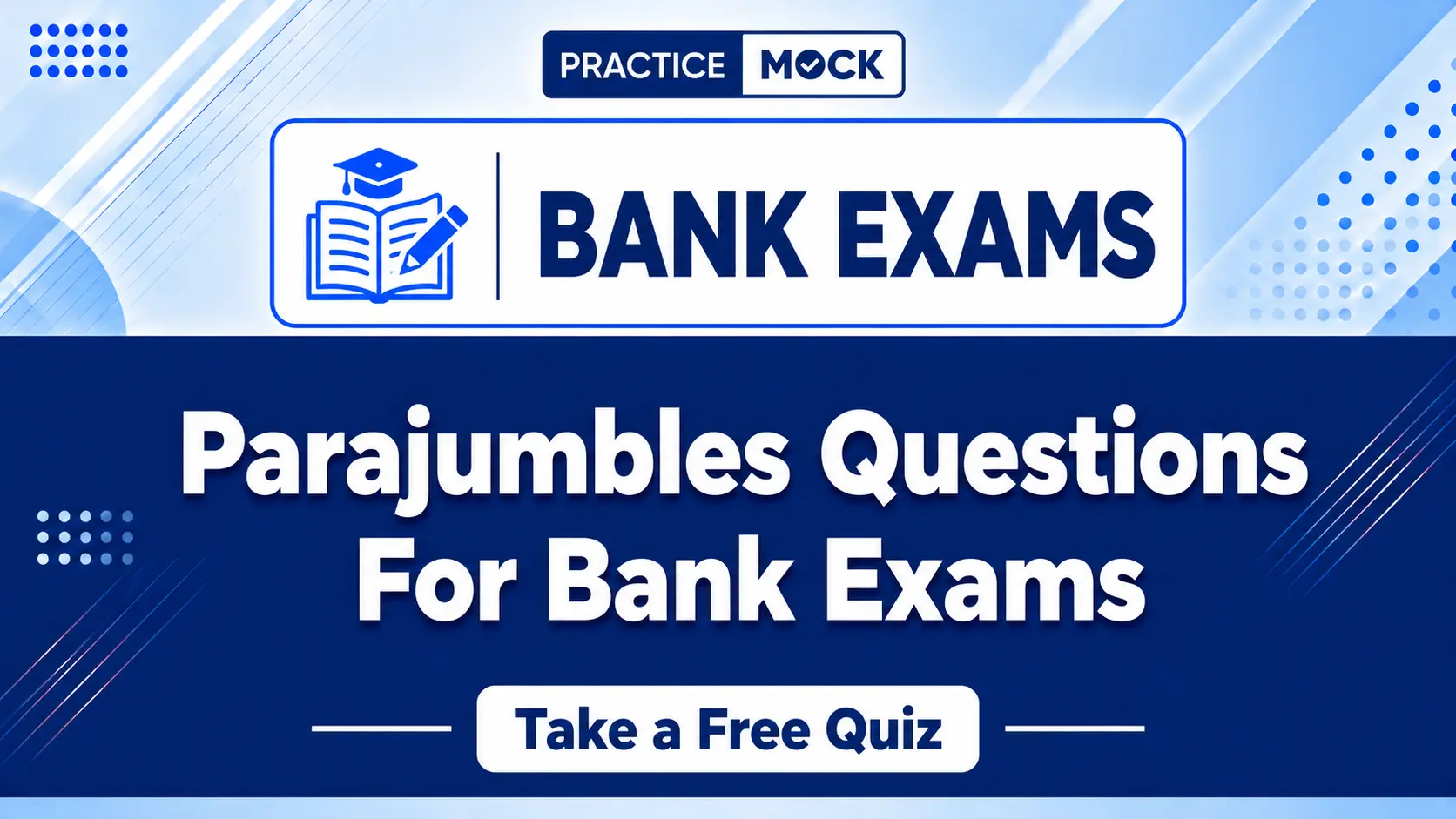 parajumbles questions for bank exams