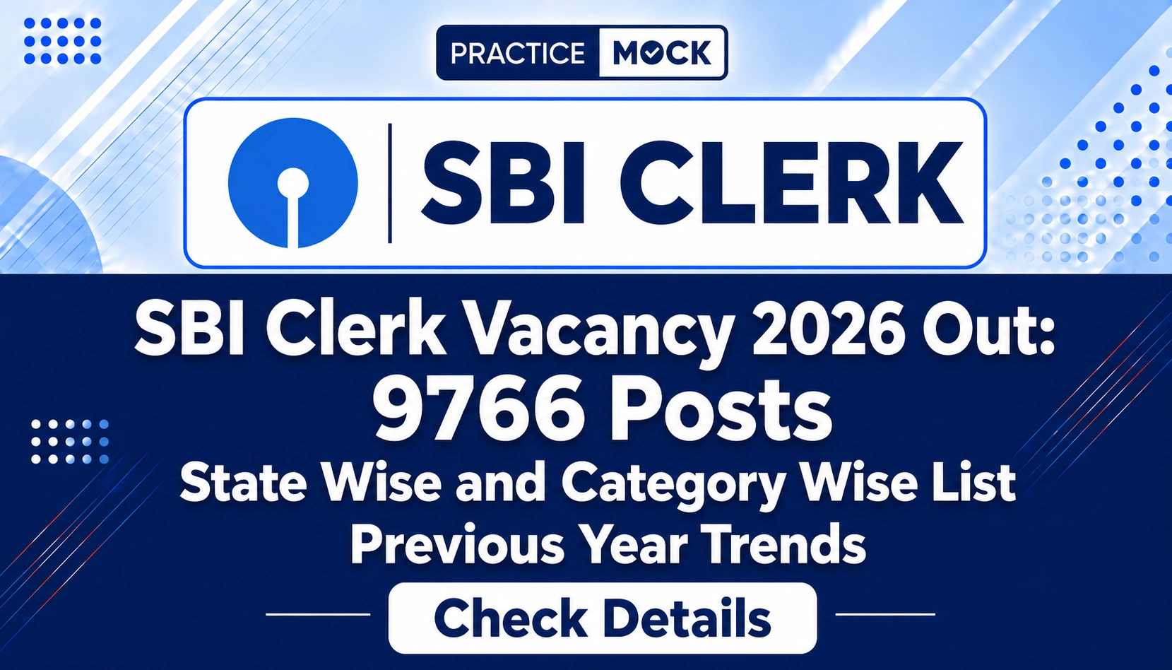 sbi clerk vacancy