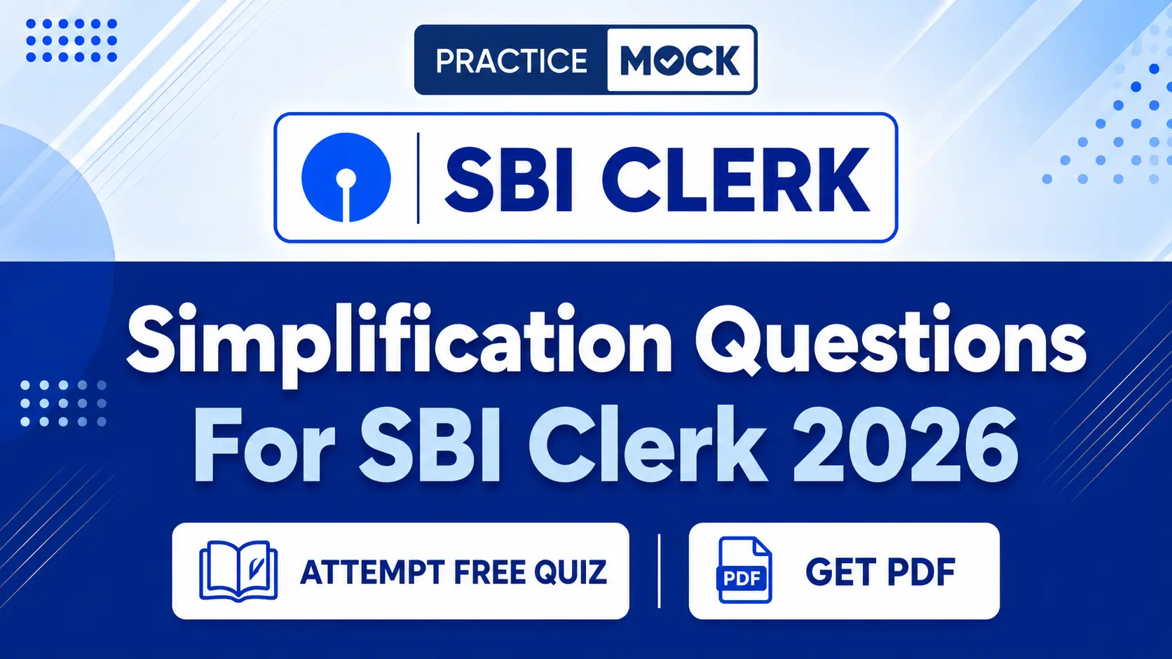 simplification questions for sbi clerk