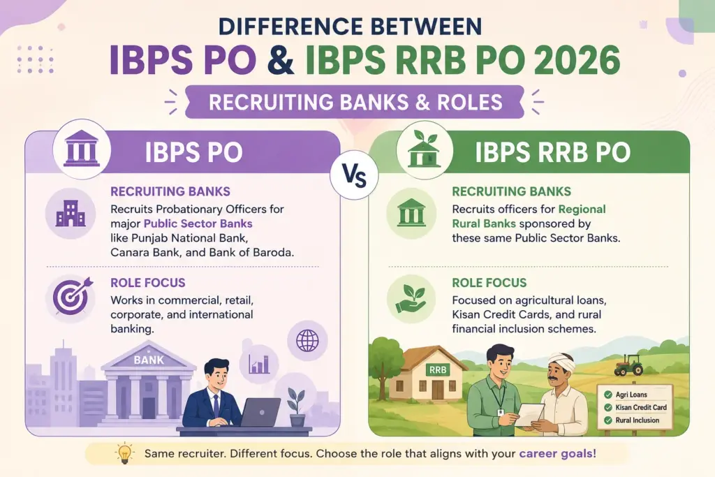 Difference Between IBPS PO & IBPS RRB PO
