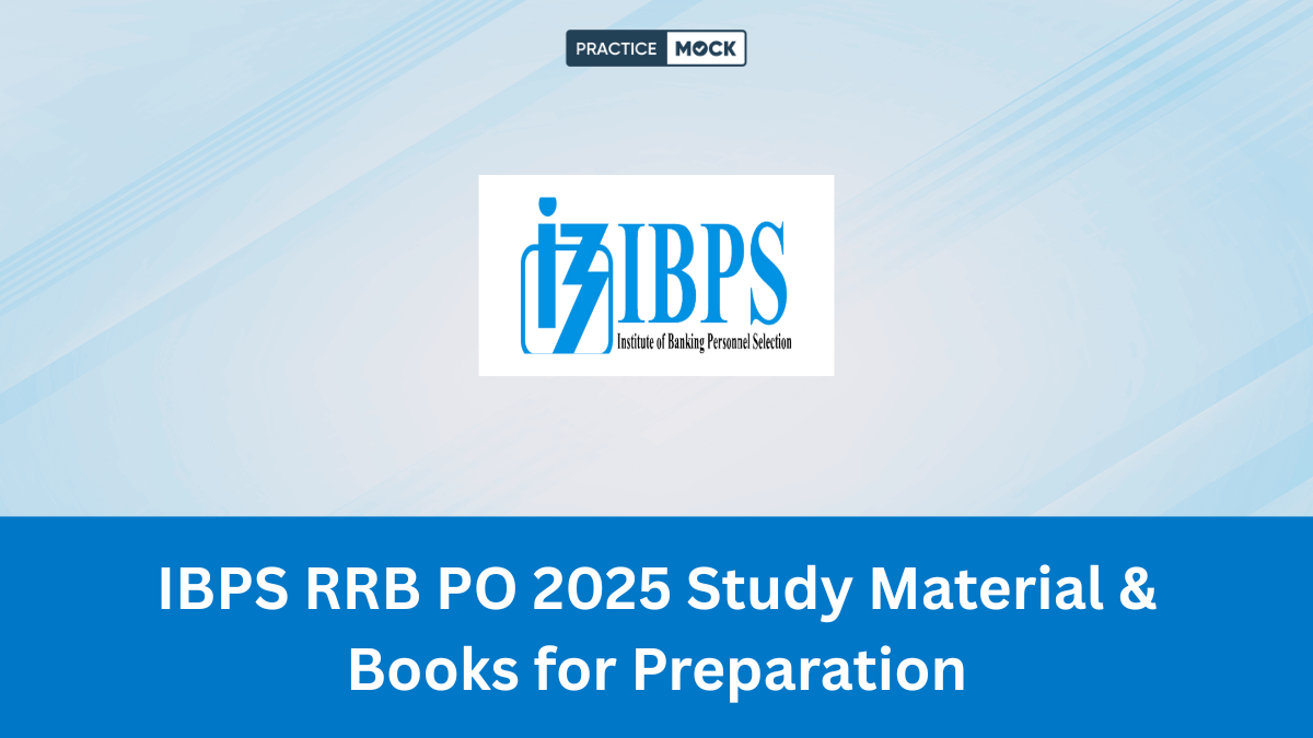 IBPS RRB PO 2025 Study Material & Books for Preparation