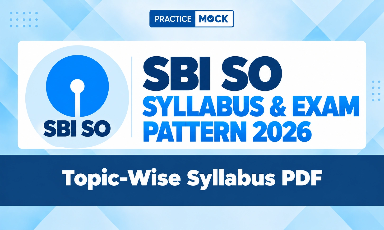 sbi so syllabus exam pattern