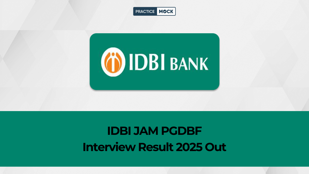 IDBI JAM PGDBF Interview Result 2025 Out