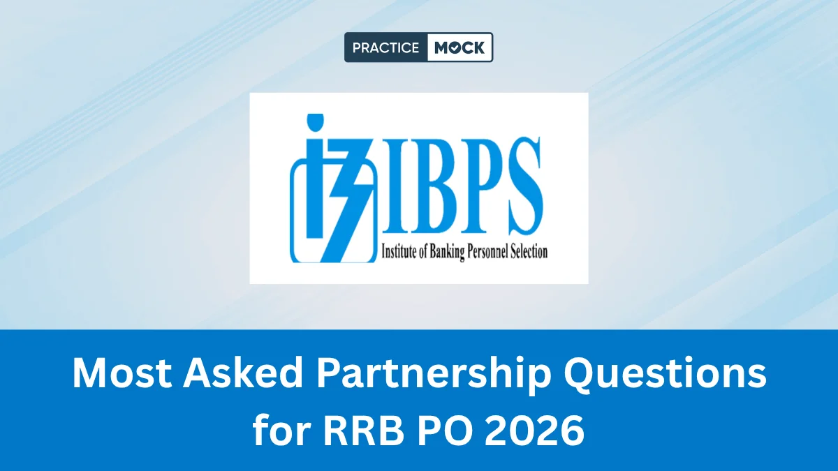Most Asked Partnership Questions for RRB PO 2026