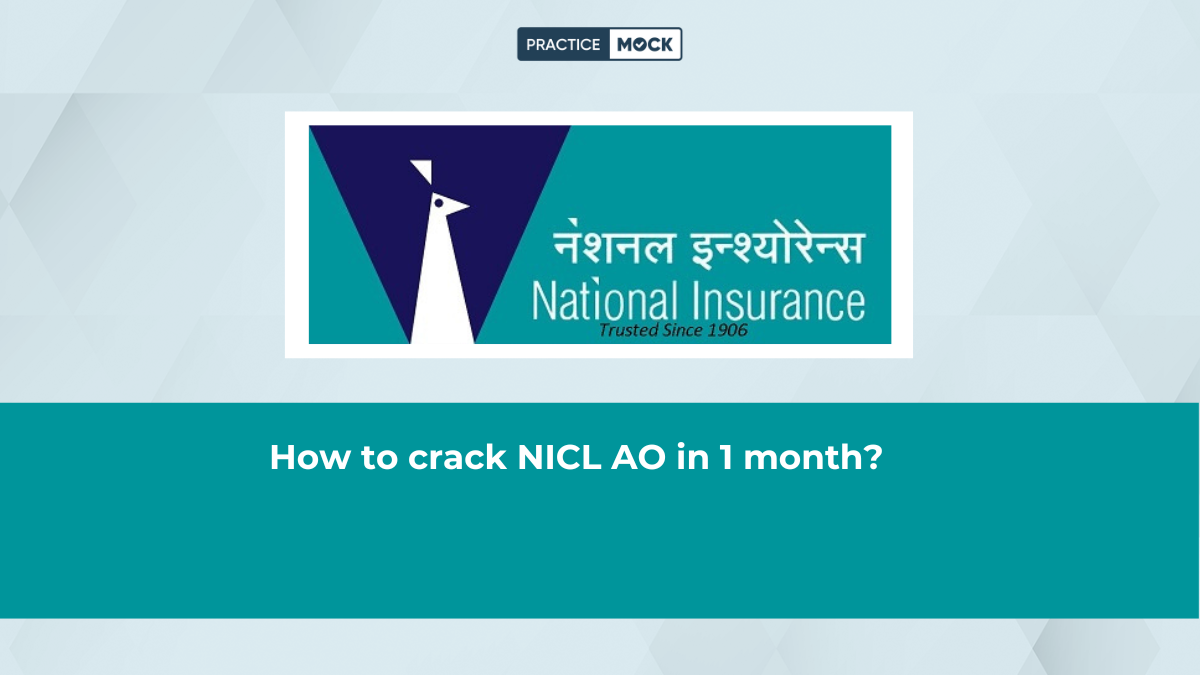 How to crack NICL AO in 1 month? 