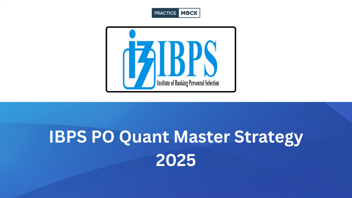 IBPS PO Quant Master Strategy 2025