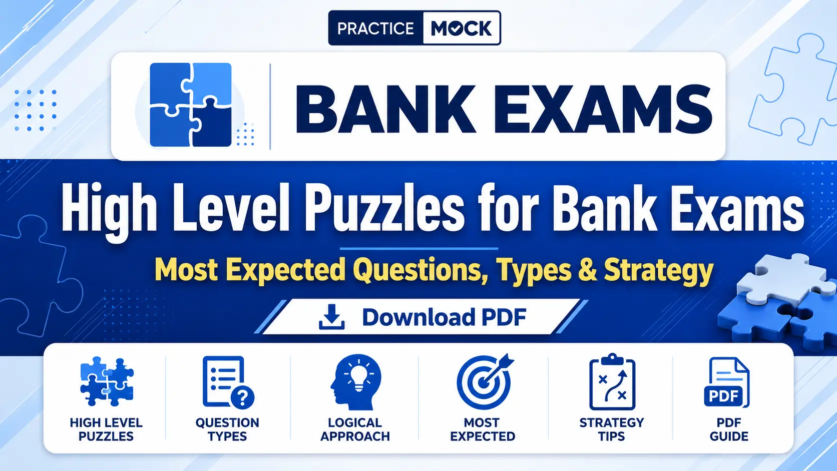 high level puzzles for bank exams
