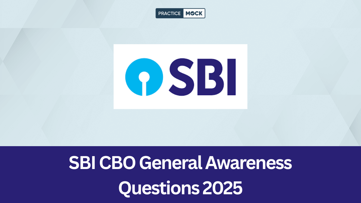 SBI CBO General Awareness Questions 2025