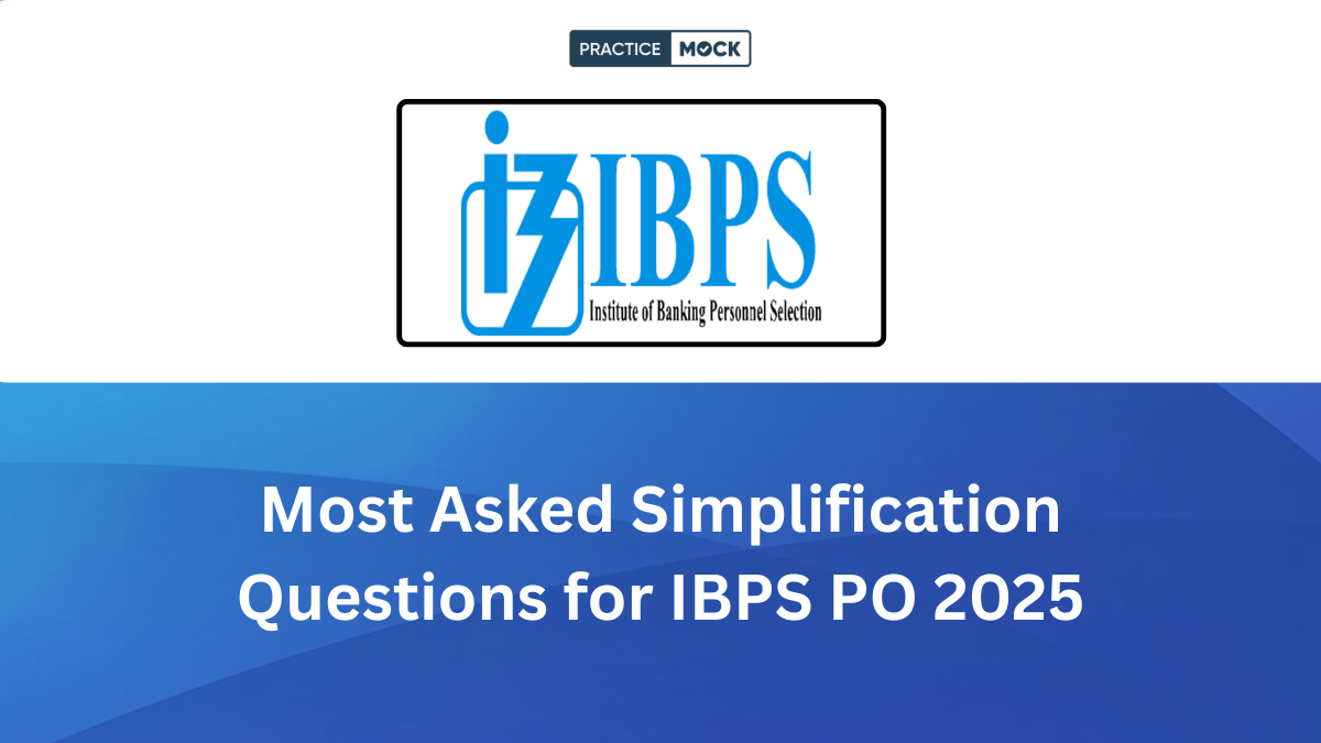 Simplification for IBPS PO 2025