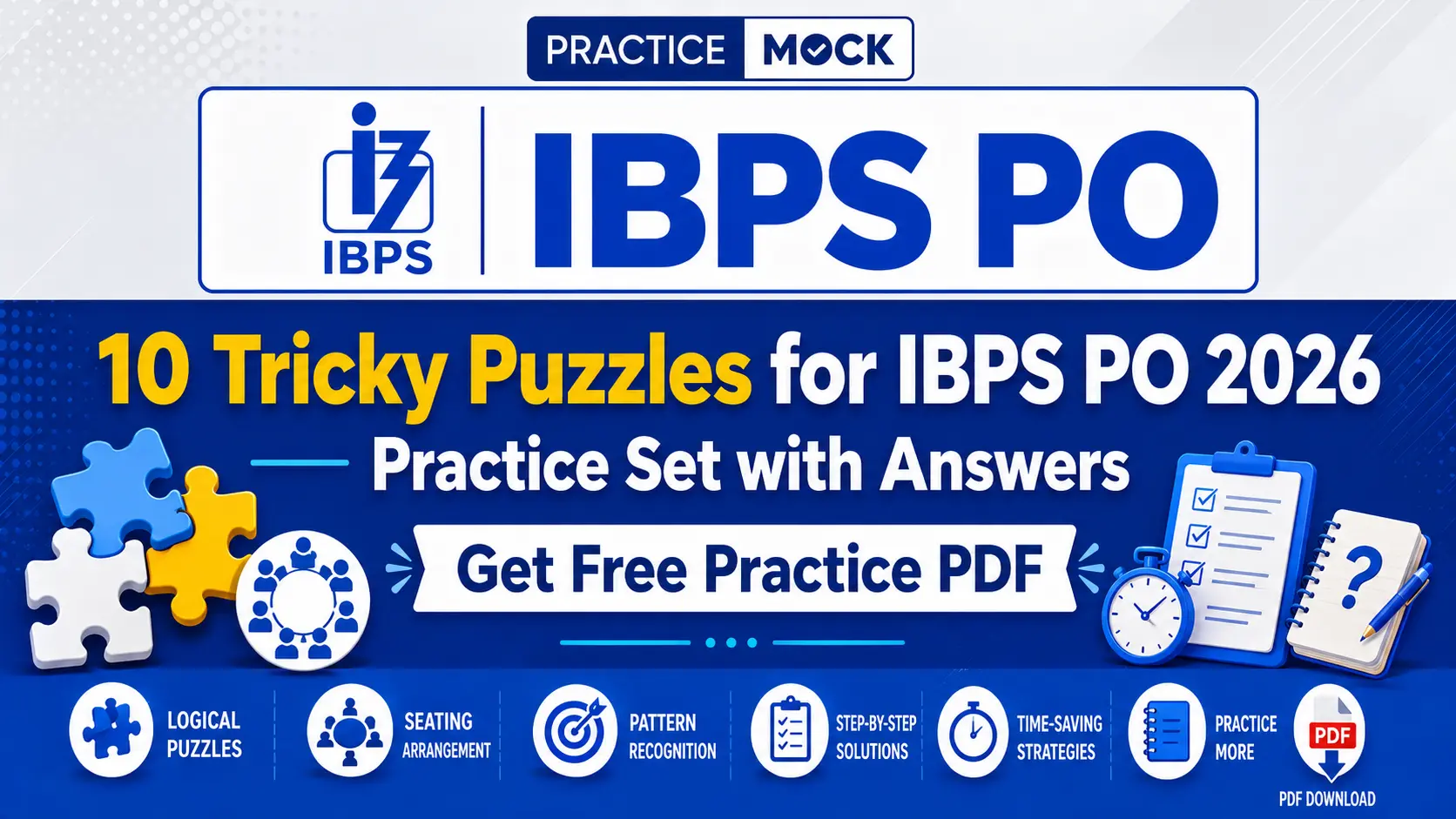 10 tricky puzzles for ibps po 2026