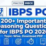 200+ Most Important Reasoning Questions for IBPS PO 2026 : Topic-Wise, Download Free PDF