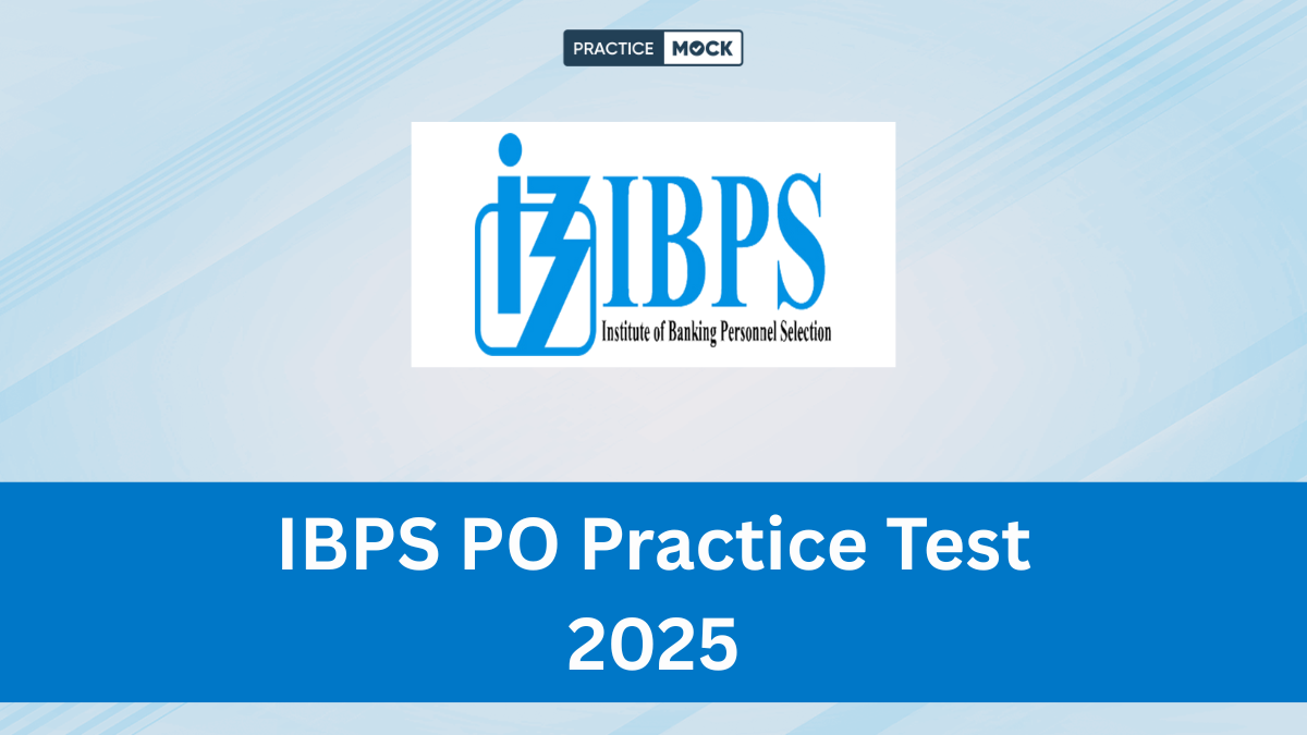 IBPS PO Practice Test 2025, Check Exam Like Paper