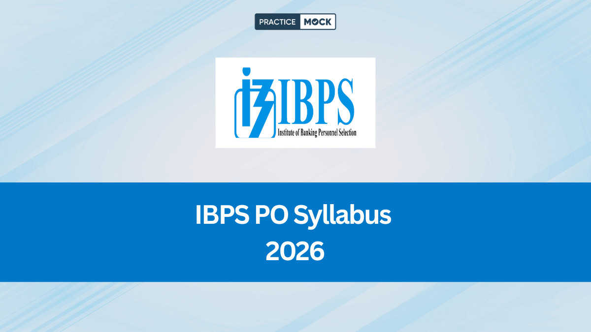 IBPS PO Syllabus 2026