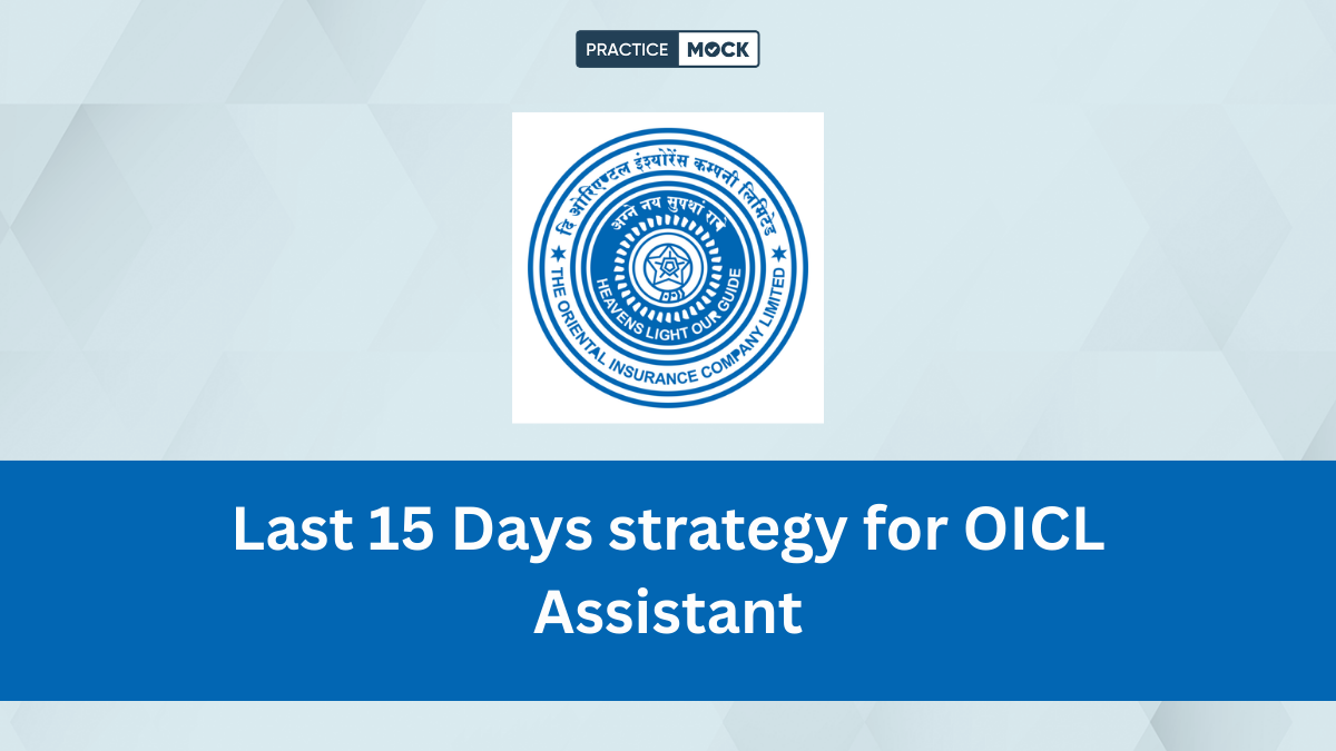 Last 15 Days strategy for OICL Assistant