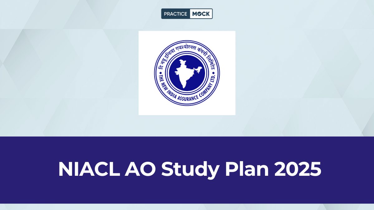 NIACL AO Study Plan 2025