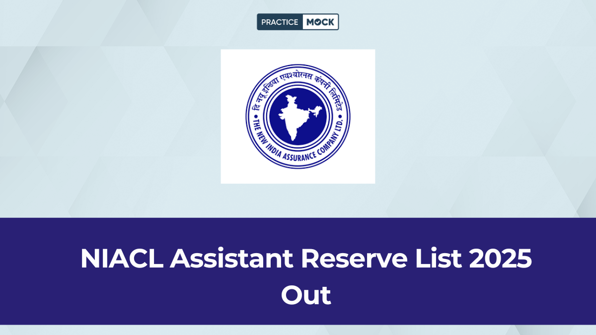 NIACL Assistant Reserve List 2025 Out