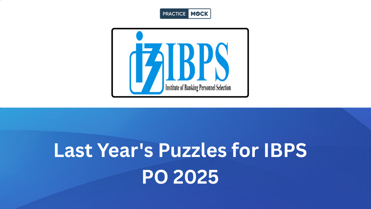 Last Years Puzzles for IBPS PO 2025