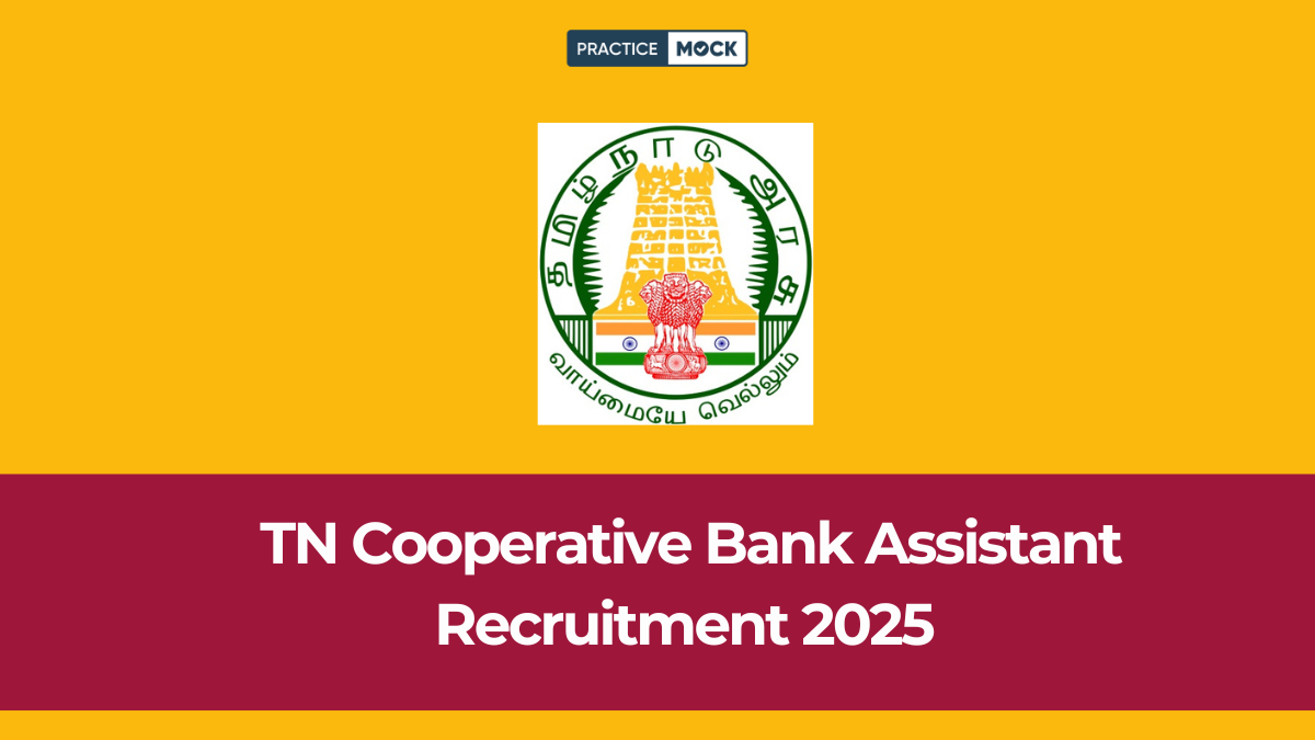 TN Cooperative Bank Assistant Recruitment 2025