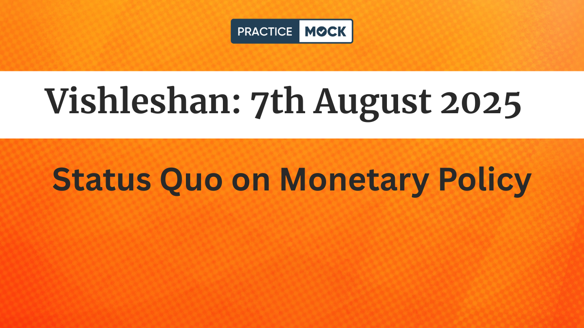 Vishleshan for Regulatory Exams, 7th August 2025