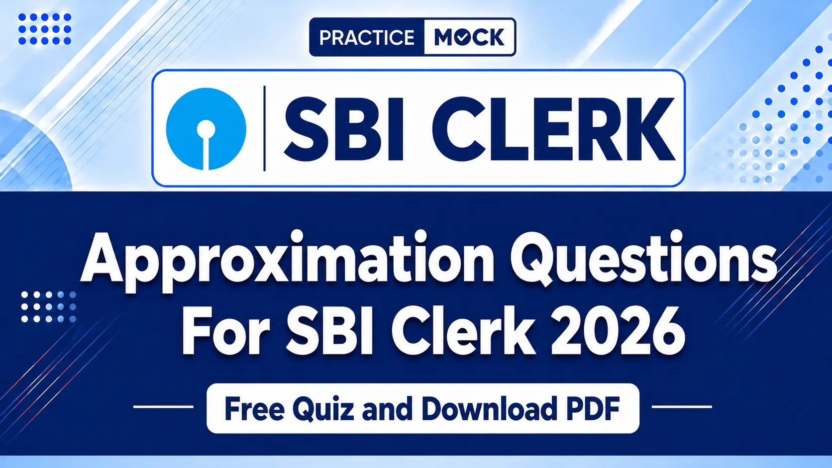 approximation questions for sbi clerk 2026